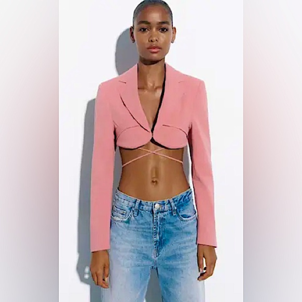 ZARA Cropped Blazer